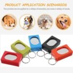 2pcs Portable Square Box Training Clicker Dog Clicker for Training for Dogs Cats Birds Lizards Fish Aid for Indoor Use (Black+Blue) - Image 6