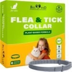 Natural Flea & Tick Collar for Cats - 6 Months Control of Best Prevention & Safe Treatment - Anti Fleas and Ticks Essential Oil Repellent (1 Pack) - Image 2