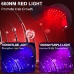 Laser Hair Growth Cap, Red Light Therapy Cap for Hair Regrowth, Blue Light Hair Care for Reduce Hair Loss in Men and Women - Image 3