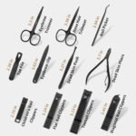 MINKINH Manicure Set Professional Nail Clipper Kit-26 Pieces for Men, Black | Stainless Steel Manicure Kit, Nail Care Tools with Luxurious Travel Case Nail Grooming Kit Gift for Husband Boyfriend Parent - Image 6
