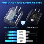 Phone 17 16 15 Pro Charger Fast Charging, 20W USB C Fast Charger Block with 10FT Long Type C Chargers Fast Charging Cable Cord for Phone 17/17 Pro/17 Pro Max/Air/16 Pro Max/16 Pro/15Pro - Image 5