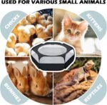 UWE Small Animal Playpen, Waterproof Foldable Pet Playpen, Black | Anti-Escape Exercise Pet Tent, Bite Resistant Breathable Mesh, Leakproof Base, Easy Fold Storage, Indoor Outdoor For Pets - Image 7