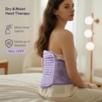 Heating Pad for Period Cramps, Upgraded Wrap Heating Pad for Back Pain Relief, Large 12''x 24''Heat Pad +26" Belt Adjustable 4 Timer 6 Heat Level Auto Shut Off, Christmas Birthday Gifts for Women Mom - Image 9