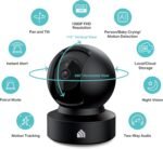 Kasa 1080p Indoor Pan/Tilt Wired Security Camera, Baby & Pet Monitor, EC71 | Motion Detection & Tracking, 2-Way Audio, Night Vision, Subscription-Free Local Storage or Optional Cloud - Image 3