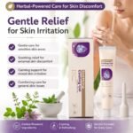 Cooling Gel, Skin Soothing Gel for Men & Women, Natural Herbal Care Gel with Applicators, Gentle Moisturizing & Comfort for Sensitive Skin, Daily Maintenance, 0.7 Oz Tube, Pack of 1 - Image 5