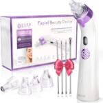 Essy Blackhead Remover Facial Cleanser Machine for Pimple Suction (Purple) | Pore Deep Suction, 5 level adjustable intensity, rechargeable, 4 suction probes, Suits All Skin Types - Image 2