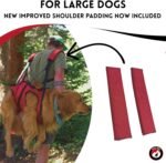 Airlift Original V2 Dog Carrier Sling | Light-Weight Dog Sling Now More Comfortable | for Injured, Sick, or Old Dogs | New Improved Shoulder Padding Now Included | Large (45–70 lbs) - Image 6