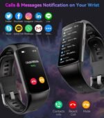 Smart Watch Fitness Tracker with 24/7 Heart Rate, Blood Oxygen Blood Pressure Monitor Sleep Tracker 120 Sports Modes Activity Trackers Step Calorie Counter IP68 Waterproof for Andriod iPhone Women Men - Image 7