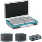 8 AA 14500 Battery Case, Water-Resistant Shockproof Battery Storage Holder | PC Shell Anti-Lost Battery Storage Case Container Box for 8 Slots AA / 14500 Batteries, Interior Sponge Cushion - Image 2