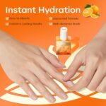 Modelones Nail Strengthener Cuticle Oil for Nails Orange Growth Repair Care | Nail Oil for Growth and Strength Nail Growth Oil Cuticle Care Quick Dry Nail Care Moisturize Strengthen Damaged Nail 0.5Fl Oz - Image 4