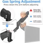 Suptek Monitor Mount Monitor Arm Desk Mount Fully Adjustable Fits 17 20 22 23 24 26 27 32 34 35 inch Monitors Weight Capacity up to 24.25 lbs - Image 3
