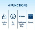 Dr. Brown's All-in-One Sterilizer and Dryer for Baby Bottles, Parts and Other Newborn Essentials - Image 4
