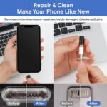 for iPhone Cleaning Kit, Multi-Tool for iPad AirPods Speaker & Charger Port | Repairs & Recovers Lightning Cables & Connectors, Easy Storage, Compatible with USB-C Devices - Image 4