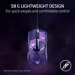 Razer Cobra Wired Gaming Mouse, 58g Lightweight, Pokemon Gengar Edition | Gen-3 Optical Switches, Chroma RGB Lighting Underglow, 8500 DPI Optical Sensor, 100% PTFE Mouse Feet, Speedflex Cable - Image 3