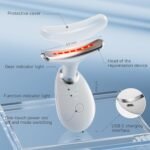 Face Neck Tool for Skin Care, Electric Neck Face Lifting Device for Wrinkle Removal (White) - Image 9