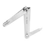 Revlon Nail Clipper with File, Silver, 1 Count | Nail clipper with file and curved blade for accurate, easy trimming and grooming. - Image 3