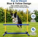 Dog Agility Hurdle, 2 Jump Bar Sets Indoor Outdoor Backyard Train - Image 5