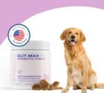 Gut Max Probiotic Chews - Natural, Vet Formulated Digestive & Immune Support - Relieves Diarrhea, Constipation - with Patented BC30™ Bacillus Coagulans - Duck Flavor - 90 Soft Chews - Image 3