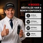 Red Light Therapy for Hair Growth,528 Total Light Emitters,Full-Scalp Coverage,Laser Hair Growth Cap for Men & Women,Black - Image 6