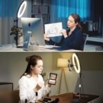 Desk Ring Light with Stand for Computer, Desk Light for Video Recording | 10.5" Video Conference Lighting, Adjustable Circle Light with Phone Holder for Zoom Meeting Video Call Podcast Stream Webcam - Image 12
