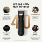 MANSCAPED® The Lawn Mower® 4.0 PRO - Groin & Body Hair Trimmer, Updated SkinSafe® Trimmer Blade, Waterproof Wet/Dry Groomer, USB-C & Wireless Charging Compatible, Men’s Ball Shaver with Travel Lock - Image 3