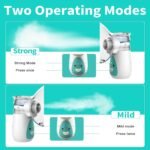Portable Cat Inhaler with Cat Mask, Low Noise, Strong and Weak Modes for Cats & Small Dogs, Green S Size - Image 4