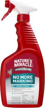 Nature's Miracle Advanced Platinum No More Marking Training Spray, 24 oz | Prevents Dogs from Marking the Same Spot, For Indoor Training, Safe For Pets and Home*, Repels With Essential Oils - Image 2