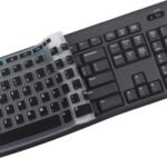 Keyboard Cover for Logitech MK295 MK275 MK270 Wireless Keyboard, Logitech K200 K260 K270 MK200 MK260 K270 K275 K295 Keyboard Cover Skin Protector - Black - Image 6