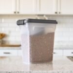 IRIS USA Dog Food Storage Container, Up to 13 lbs, Dark Gray, Made in USA | Includes 2-Cup Scoop, Airtight Seal, BPA-Free, Bird Seed, Cat food, Treats, Keeps Kibble Fresh, Pellets - Image 5