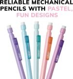 BIC Xtra-Smooth Pastel Mechanical Pencils, Medium Point, 0.7mm, 24-Count | Bulk Pack for School or Office Use | Smooth Writing Experience | No. 2 Lead for Standardized Tests - Image 6