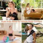 Red Light Therapy Pad for Body, 90 LEDs with Wearable Infrared & Blue Light | 13"x7.3" Pad with 460nm Blue, 660nm Red & 850nm NIR Light, 27 Customizable Options for Personalized Use - Image 6
