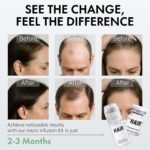 Micro Infusion Hair Regrowth System – Hair Growth Treatment with Ginseng, He Shou Wu, Angelica & Hyaluronic Acid, Thickening Serum for Fuller, Stronger Hair – Premium Scalp & Hair Care for Men & Women - Image 6