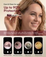 Bebird EarSight Ultra X 4K HD Ear Wax Removal Tool Camera with Luxury Gift Box, FSA HSA Eligible, Premium Smart Ear Cleaner Otoscope, Perfect Birthday Mothers Fathers Day Gift for Family, Burgundy Red - Image 6