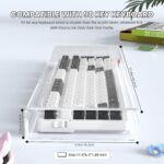 ZIYOU LANG KC04 Acrylic Transparent Keyboard Cover(17.4 * 6.5 * 1.89 Inch) | Dustproof,Waterproof,Anti-hit,Anti-cat,Clear Protective Case for Standard 98Key Mechanical Gaming Keyboard - Image 6
