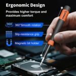 STREBITO Micro Screwdriver Set 64 in 1 Magnetic Screwdriver Set with Torx | Triwing, Pentalobe, Gamebit, Electronic Repair Tool Kit for Computer, PC, Laptop, Phone, PS5, XBOX, Switch, Watch, Eyeglasses - Image 4
