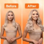 Full Shine 22 Inch Human Hair Weft Sew In Hair Extensions Real Human Hair Hand Tied Hair Extensions Color Ash Blonde Highlight Bleach Blonde Bundles Straight Human Hair 60G - Image 8