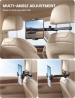 Lamicall Car Headrest Tablet Holder, 3 in 1 Extension Adjustable Arm | Tablet Car Mount for Back Seat, Gifts Road Trip Essentials for Kids, for 4.7-11" Devices, iPad Pro Air Mini, Galaxy, Fire HD - Image 4