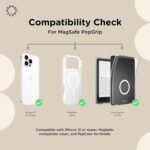 PopSockets Phone Grip for MagSafe, Magnetic Holder- Nightshade | Removable, For Kindle / Android / iPhone, With Magnet, Green, Teal, Turquoise, Men, Boys - Image 7