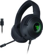 Razer Kraken V3 X Wired USB Gaming Headset, Lightweight, Black | TriForce 40mm Drivers, HyperClear Cardioid Mic, 7.1 Surround Sound, Chroma RGB Lighting - Image 2