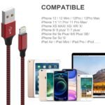Apple MFi Certified 6Pack 3/3/6/6/6/10 FT iPhone Charger Lightning Cable | Nylon Braided Fast Charging Cable Compatible iPhone 14 Pro 13 mini 12 11 Pro MAX XR XS 8 7 Plus 6S SE, iPad - Image 8