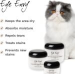 Eye Envy Tear Stain Remover Powder for Dogs and Cats. Natural, Safe Formula. Apply Around Eyes. Absorbs and Cleans Tears and Staining. Keeps Area Dry. Made in The USA. (.5 oz) - Image 3