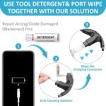 iPhone Cleaning Kit for Charging Port Cleaner,Lightning Charger Connector | Speaker Cable,AirPod Pro Cell Phone，Cleaning Putty，Repair Restore Tool,Thin Cleaning Brushes,Microfiber Cloths,Port Pick - Image 6