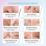 VOYOR Blackhead Remover Pore Vacuum with 6 Suction Heads for Face | 3 Suction Modes, Rechargeable Blackhead Remover Tool with Microcrystalline Head, Pore Cleaner Acne White Heads Removal, BR410 - Image 6