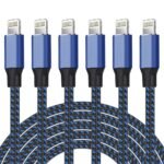 iPhone Charger [Apple MFi Certified] Lightning Cable 6PACK-3/3/6/6/6/10 FT | Nylon Braided iPhone Charger Cord High Speed Transfer Cord for iPhone 14/13/12/11 Pro Max/XS MAX/XR/XS/X/8/7/Plus/6S/6/iPad - Image 2
