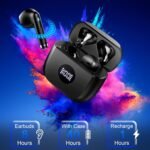 Wireless Earbuds, Bluetooth 5.4 Ear Buds LED Power Display Headphones Bass Stereo, Bluetooth Earbuds in-Ear Noise Cancelling Mic, 40H Playback Mini Case IP7 Waterproof Sports Earphones for Android iOS - Image 8