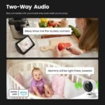 Kiwibit 2K Security Camera Indoor/Outdoor, Pet Camera, Baby Monitor, Magnetic Mount, AI Detection, Color Night Vision, SD & Cloud Storage, Compatible with Alexa, 10FT Extra-Long Cable - Image 10