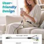 Multi Charging Cable with iWatch Charger, 2 Pack 5FT Travel Essentials | One Cable Charges Multiple Devices, Perfect for Travel, Cruises, Road Trips and Everyday Use while Reducing Cable Clutter - Image 7