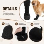 Dog Recovery Boot for Injured Paws, Breathable Dog Shoes with Non-Slip Sole | Dog Bootie to Protect Wounds from Licking, Dirt, and Infection, Dog Paw Wound Recovery Boot for Small to Medium Large Dogs - Image 4