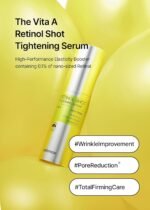 celimax The Vita A Retinol Shot Tightening Serum, 1.01 fl.oz | Pure Vitamin A, Peptide, Pore Minimizer, Wrinkles, Fine Lines, Firm Skin, Anti Aging, Retinol Serum for Face, Korean Skincare - Image 3