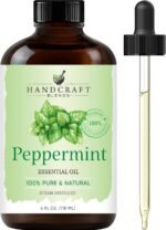 Handcraft Blends Peppermint Essential Oil – Huge 4 Fl Oz – 100% Pure and Natural – Premium Grade Essential Oil for Diffuser and Aromatherapy, Skin, Massage, Candle and Soap Making Fragrance - Image 2